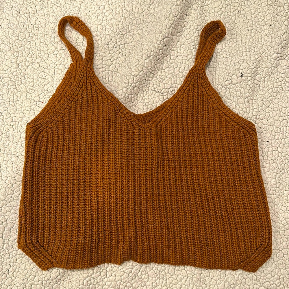Knit Top in Brown